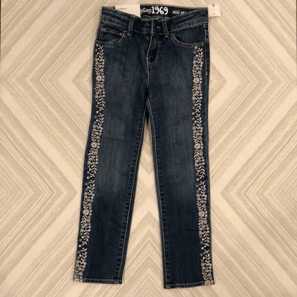 Gap Mini Skinny Adjustable Waist Stretch Jeans